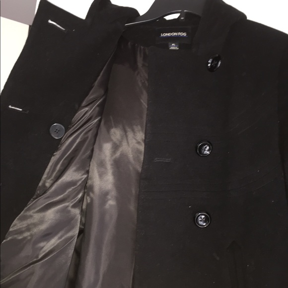 London Fog Jackets & Blazers - Hooded London Fog Coat, double breasted